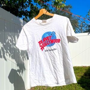 Planet Hollywood Cropped T Shirt